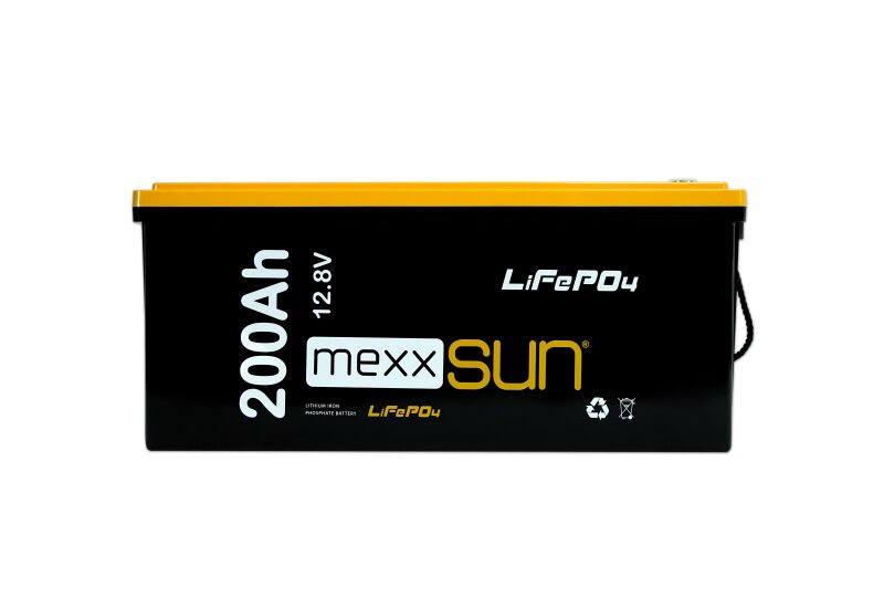 MEXXSUN Lityum Akü 12,8V 200Ah (LiFePo4) 2560Wh