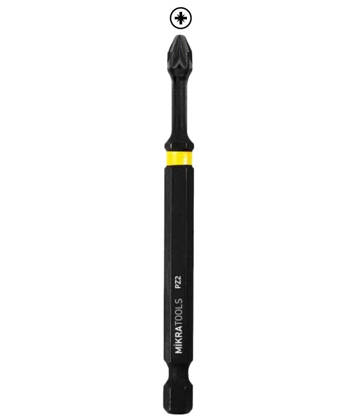 Mikratools Torsion Bits Uç-Ucu Yıldız Pz2x100mm
