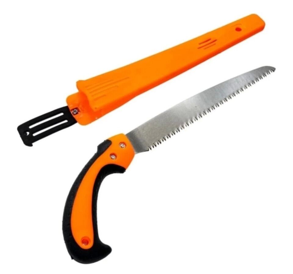 Hand Sfd Kılıflı Bağ Budama Testeresi İnce Diş Turuncu 270mm