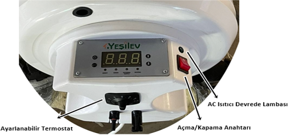 Yeşil Ev SOLAR Güneş paneli ile çalışan su ısıtıcı SUNBOİL BOYLER 80 Litre(Fiyata panel dahil değildir)
