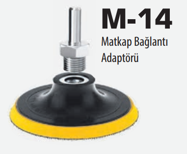Matkap Cırt Disk Zımpara Taban Aparatı/Panç Adaptörü M14