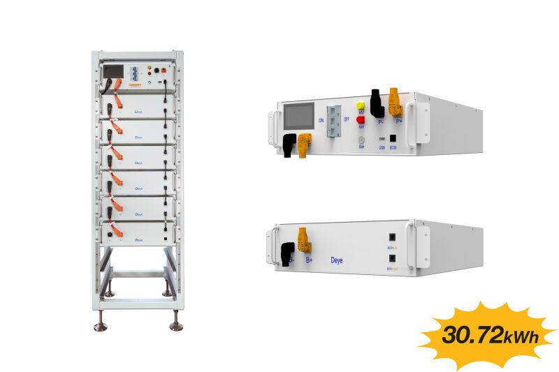 DEYE Yüksek Voltaj Lityum Akü 30.72 kWh