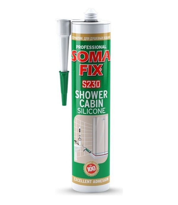 Somafix Duşakabin Silikonu Şeffaf 280ml