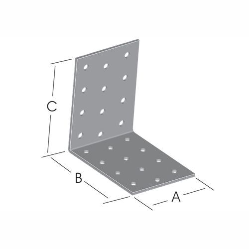 Masa Gönye Sac Köşebent 60x60x60 mm