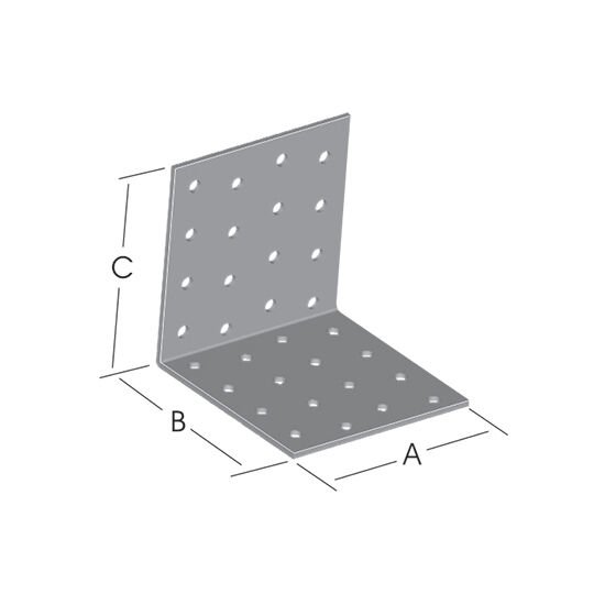 Masa Gönye Sac Köşebent 80x100x100 mm