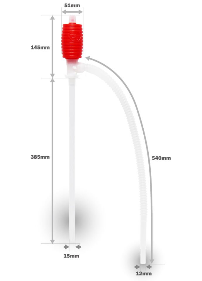 Sıvı Aktarma Mazot/Yağ Pompası 50cm