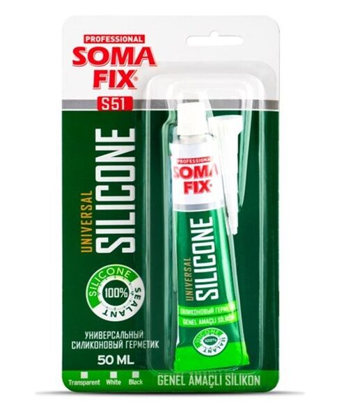 Somafix Üniversal Tüp Silikon Beyaz 50ml