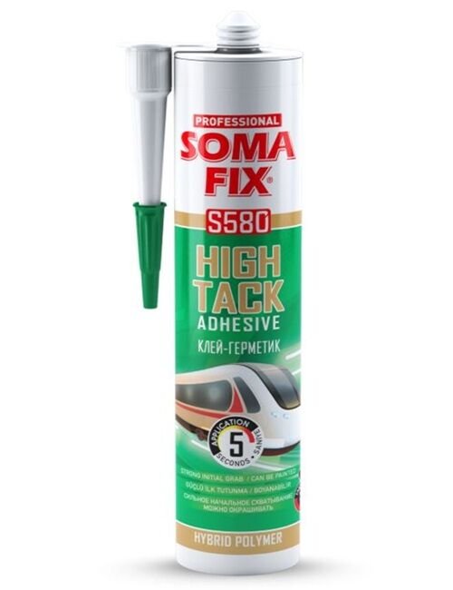 Somafix High Tack Hibrit Çok Amaçlı Korniş/Kornej Yapıştırıcı Beyaz 290 ml
