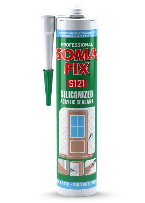 Somafix Silikonize Mastik Antrasit 500gr