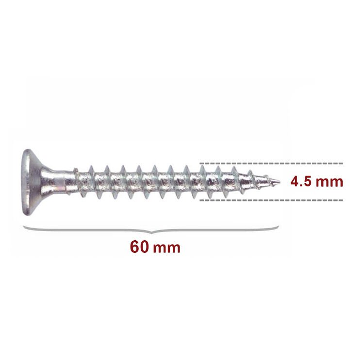 Sunta Vidası 4.5x60 (200 Adet)