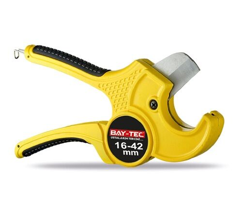 Bay-Tec Pvc Plastik Pprc Boru Kesme Makası Sarı 42mm