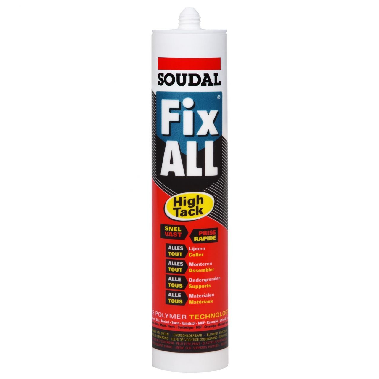 Soudal Fix All High Tack Hibrit Çok Amaçlı Korniş/Kornej Yapıştırıcı Beyaz 290ml