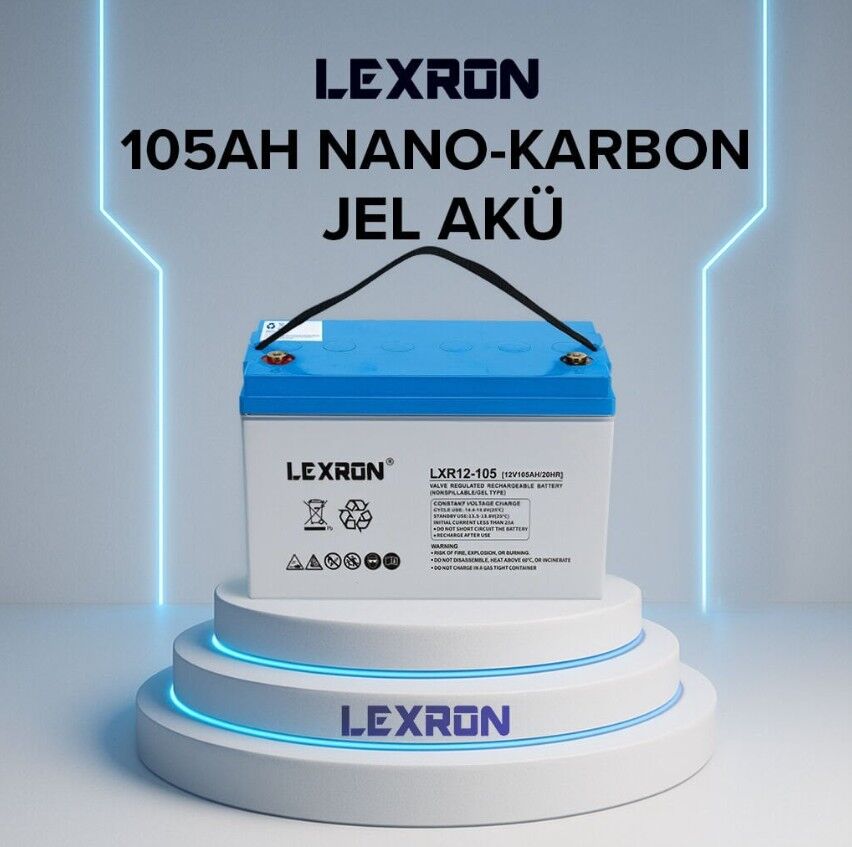 Lexron 105AH 12V Jel Akü