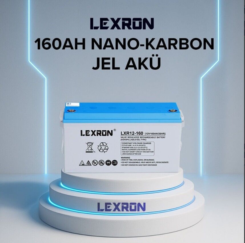 Lexron 160AH 12V Jel Akü
