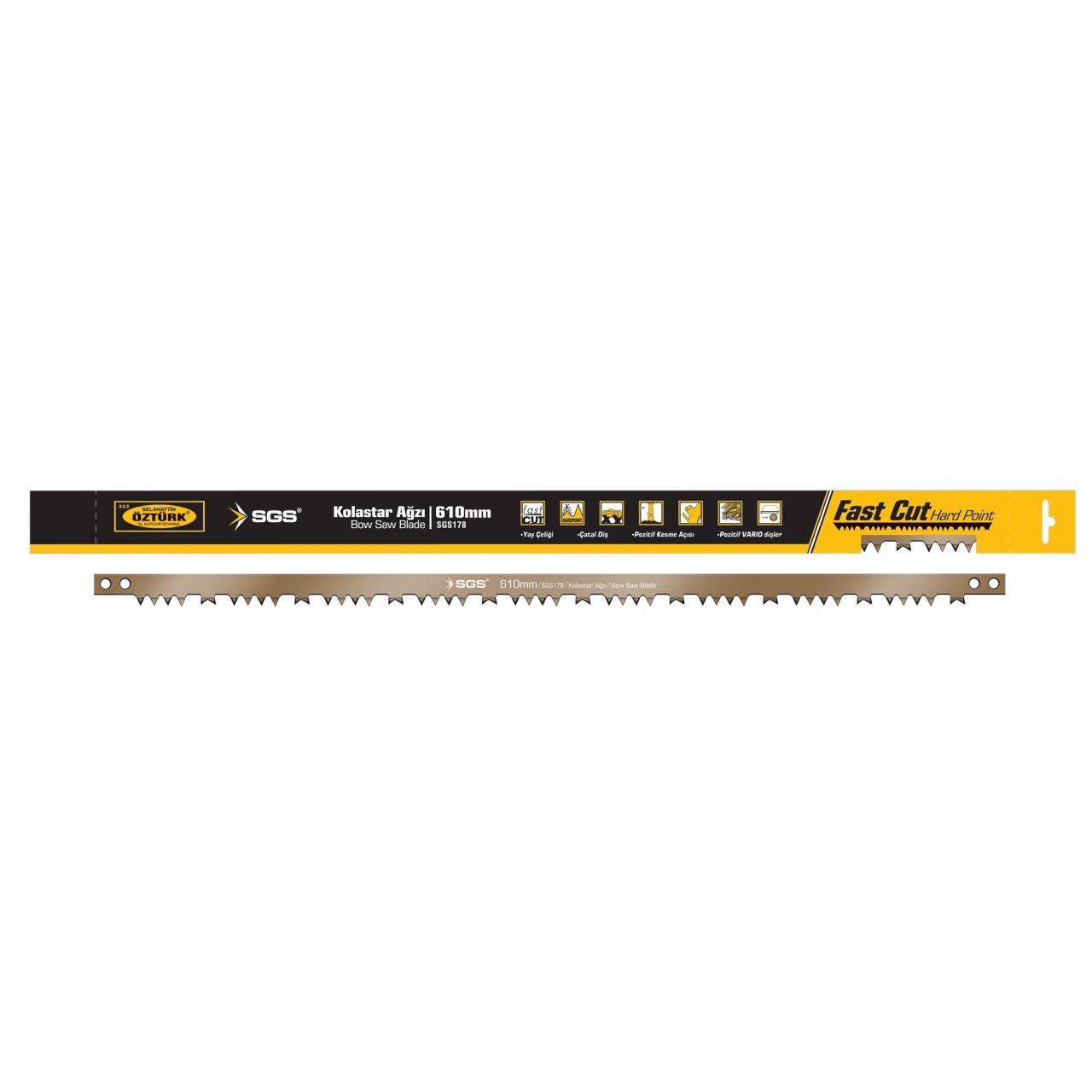 SGS Kolastar Testere Ağzı Çapraz Diş 53cm