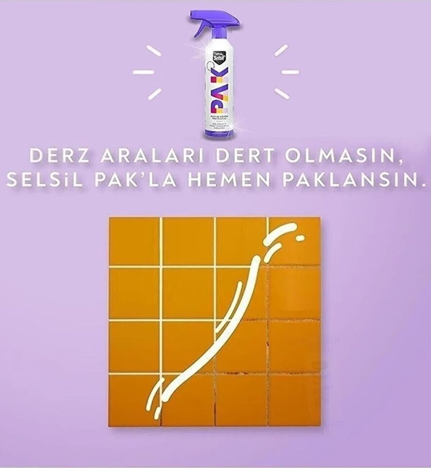 Selsil Pak Köpük Mucize Temizleyici Sprey 500ml