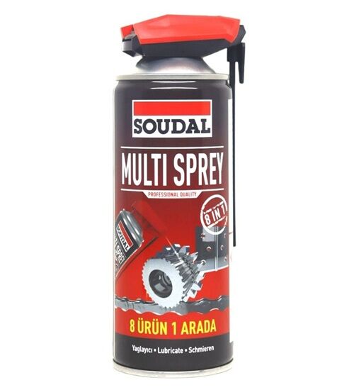 Soudal Pas Sökücü Yağlayıcı Multi Sprey 400 ml Kobra Başlık