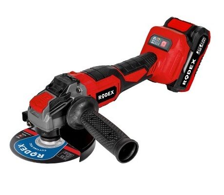 Rodex RDX1022 Akülü Şarjlı Avuç Taşlama 115mm 20v 4.Ah