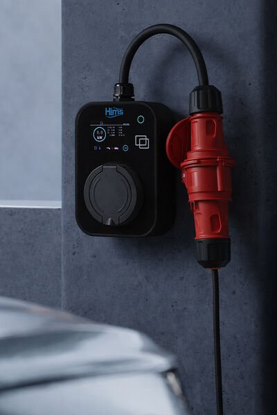 Hims 22kW Kilitli Soketli Taşınabilir Araç Şarj Cihazı