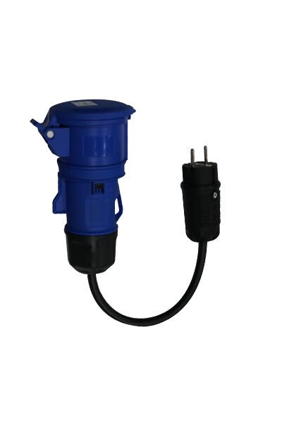 Hims 3x2,5 TTR 1/16A Fiş - 3/32A Priz 30cm Kablolu Dönüştürücü