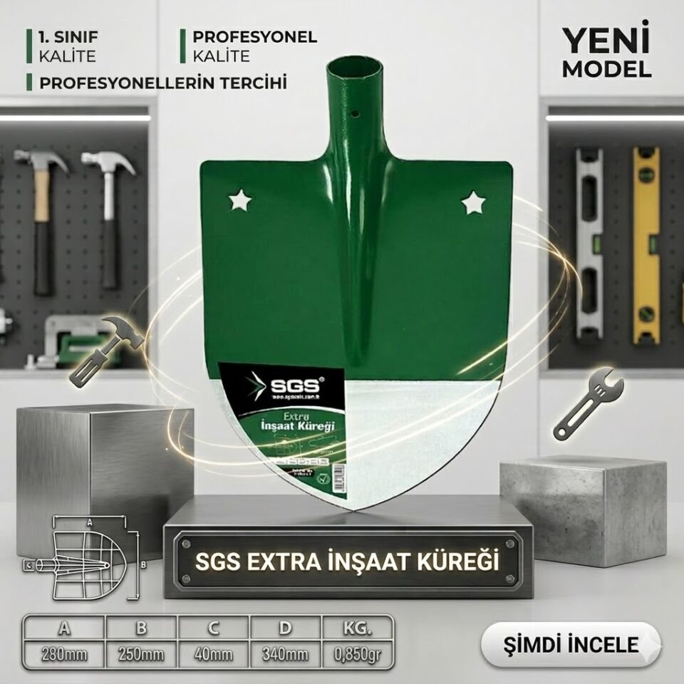 SGS İnşaat Küreği-Kürek 4No