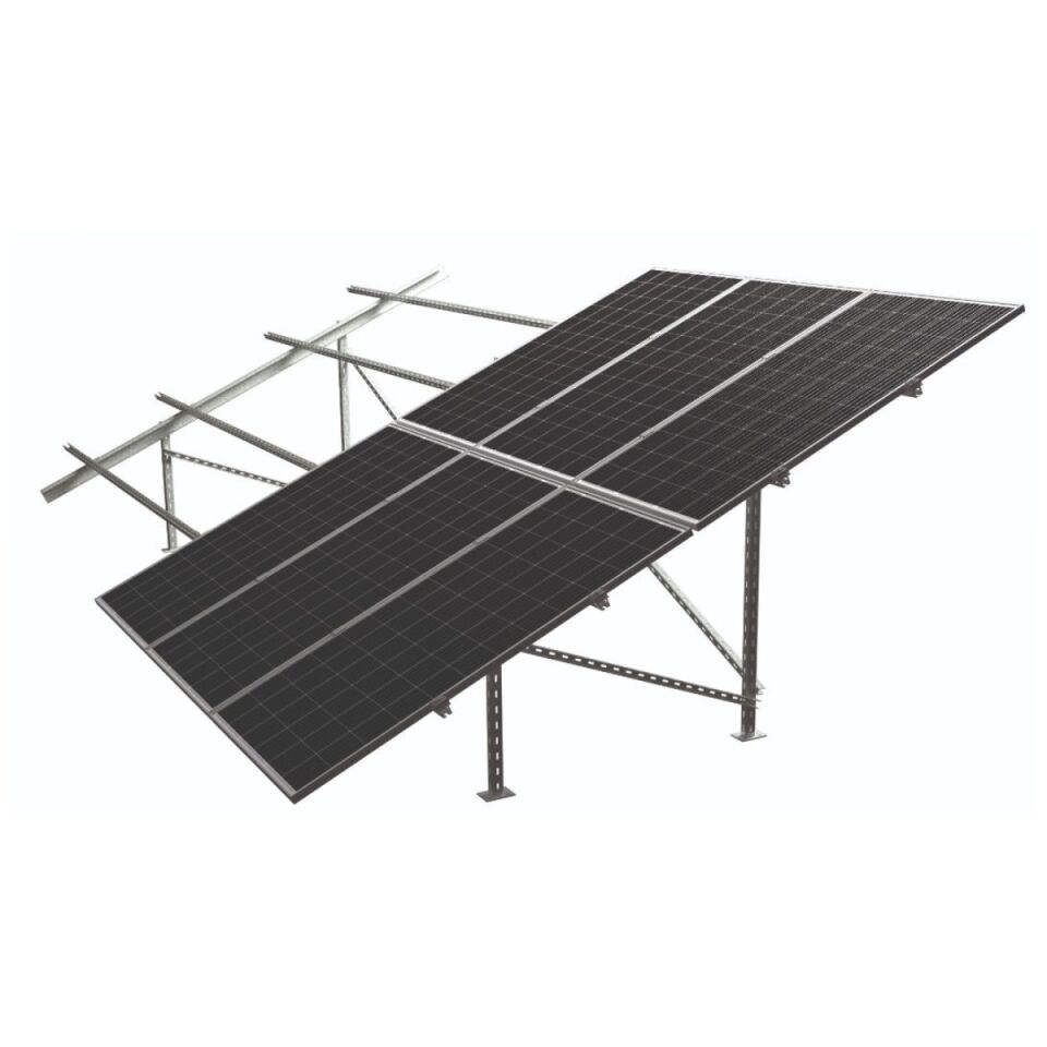 24 Panelli 2x12 Dikey Düz Zemin Çinko Kaplama Galvaniz
