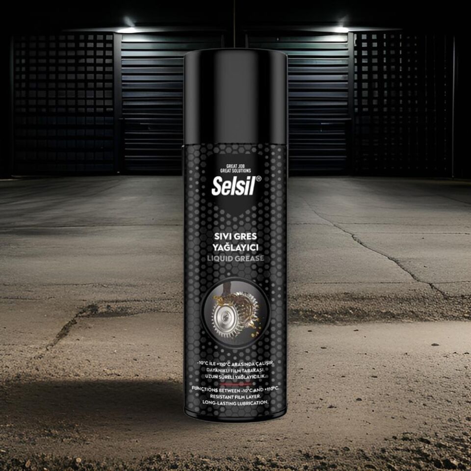 Selsil Sıvı Gres Yağlayıcı Sprey 500 ml