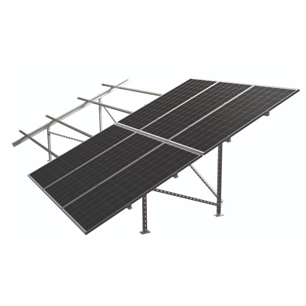 60 Panelli 2x30 Dikey Düz Zemin Çinko Kaplama Galvaniz