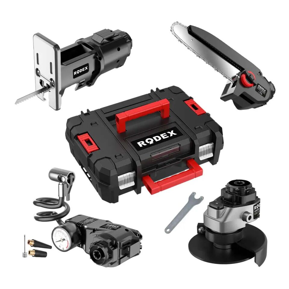 Rodex RDX2705 Akülü Şarjlı Çok Amaçlı 5 Fonksiyonlu Makina