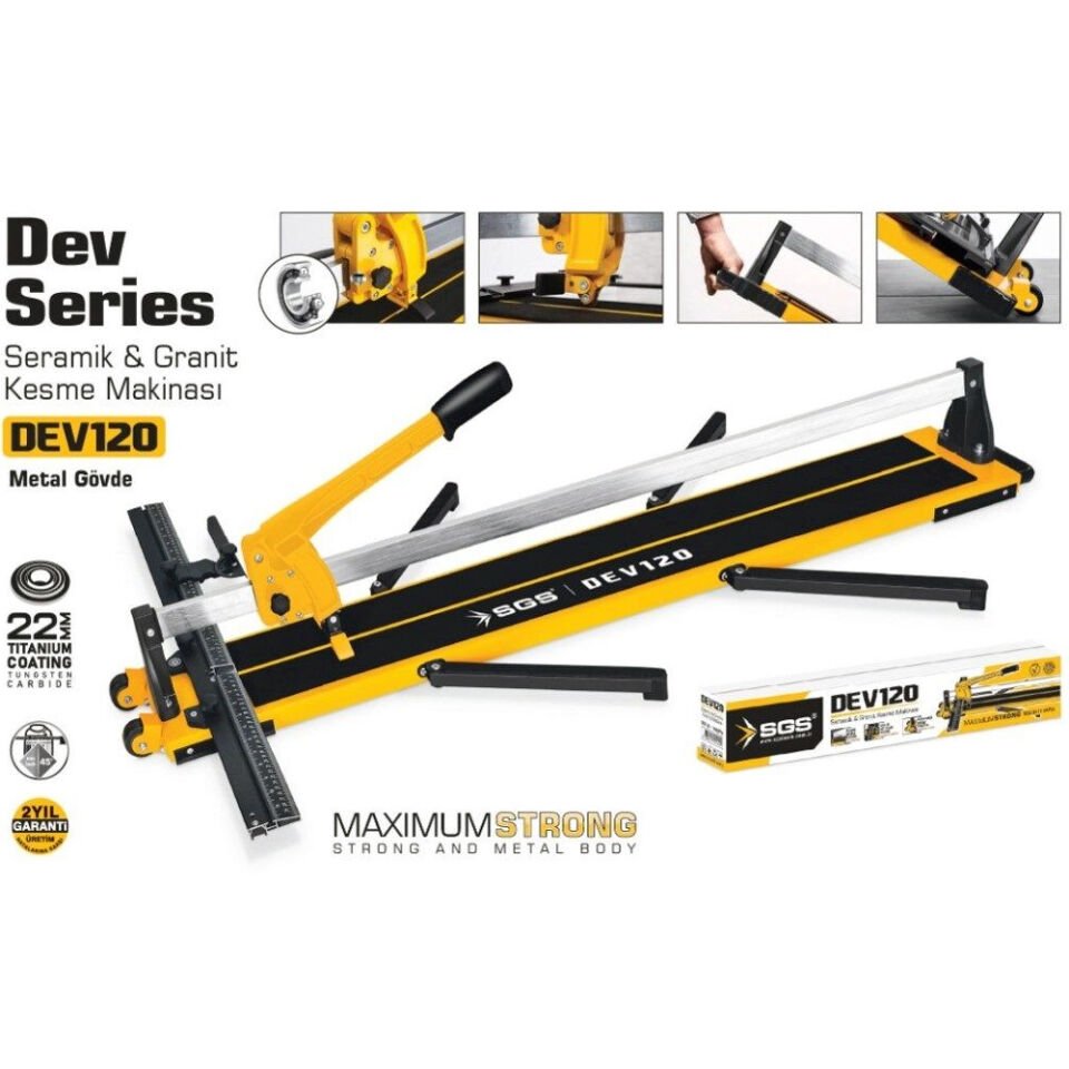 SGS Seramik Granit Kesme Makinası DEV120 1200mm