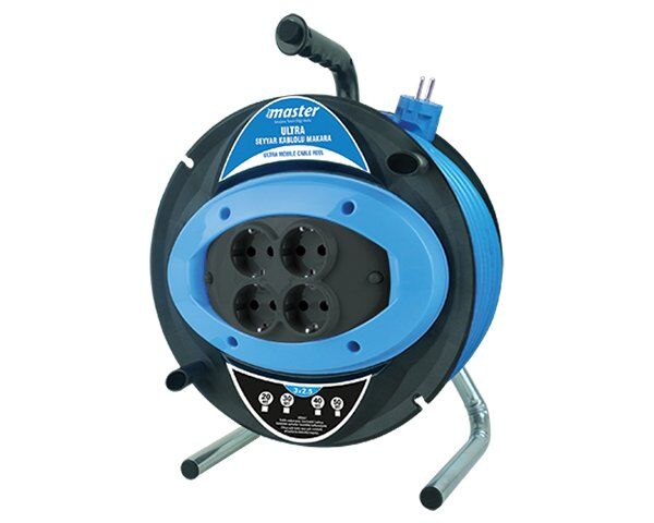 Makaralı Uzatma Kablo Ultra 3x1.5-50mt