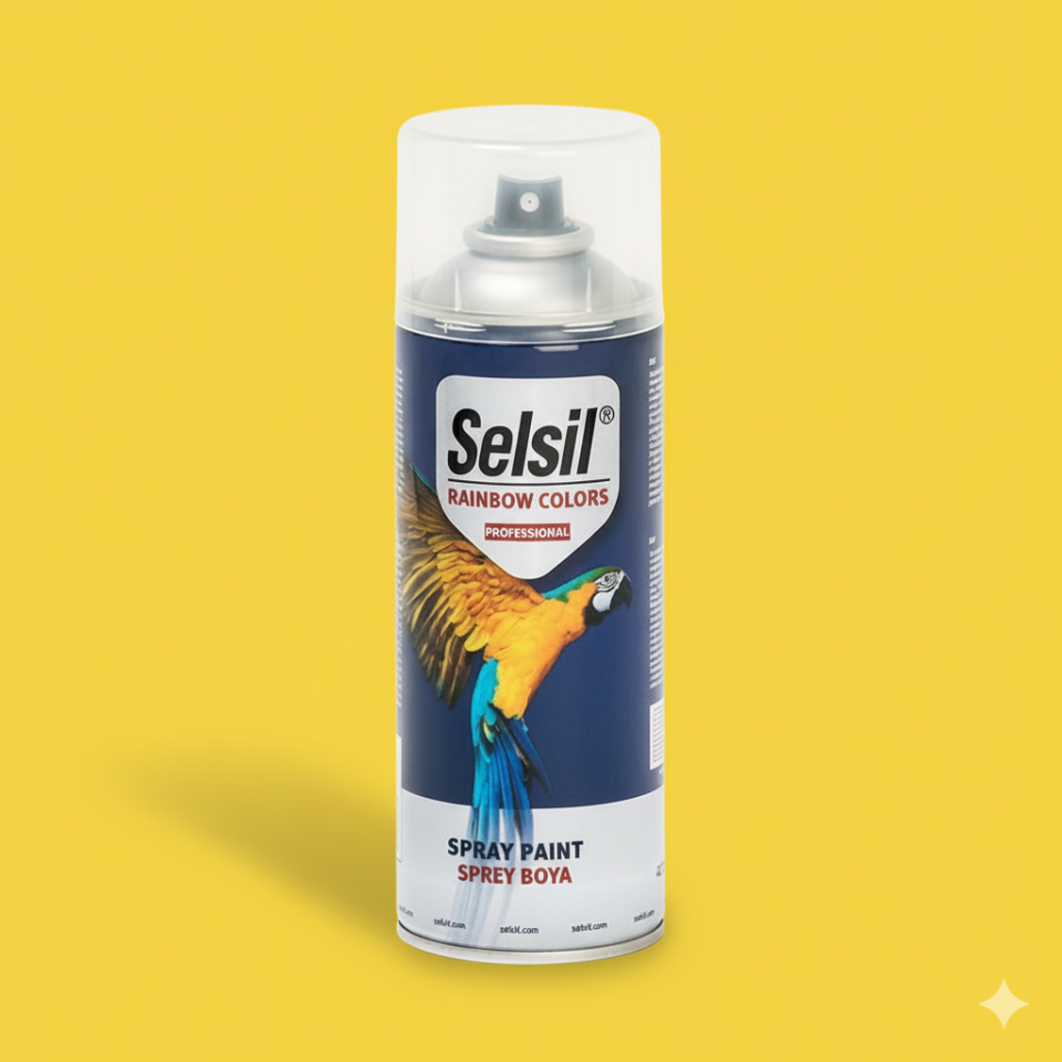 Selsil Sprey Boya Trafik Sarı 400ml RAL1023