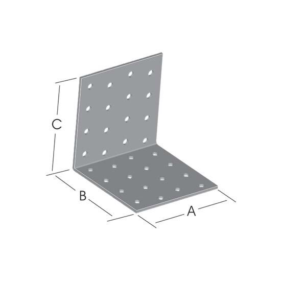 Masa Gönye Sac Köşebent 100x120x120 mm