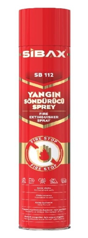 Sibax SB112 Yangın Söndürücü Sprey 1000ml