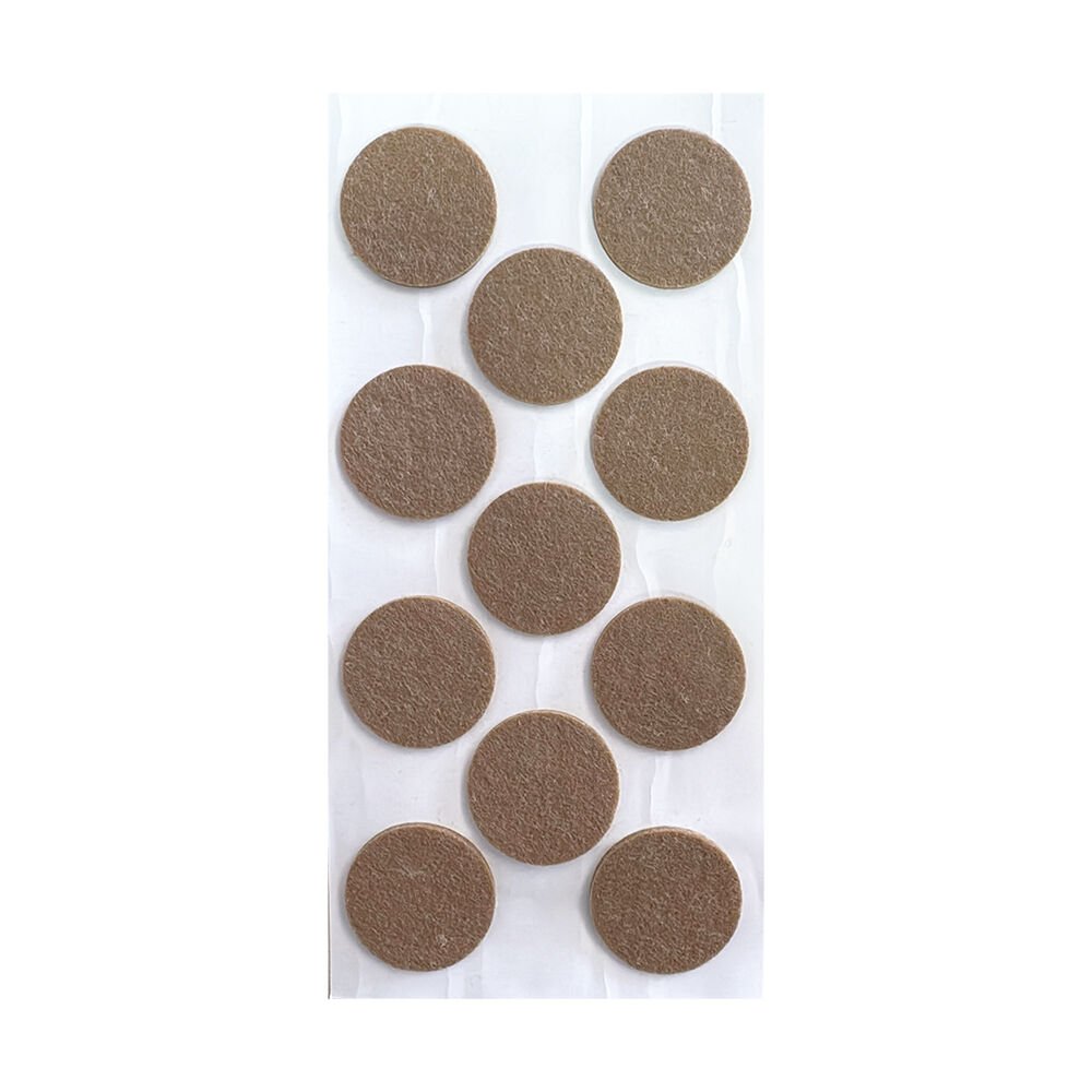 Zemin Koruyucu Yapışkanlı Keçe 40x40mm Yuvarlak
