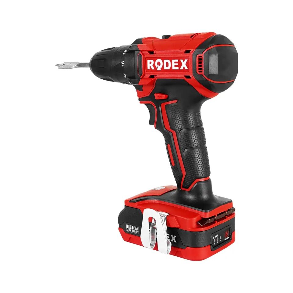 Rodex RDX3365 Akülü Şarjlı Vidalama Matkap 16.8V  2.0Ah