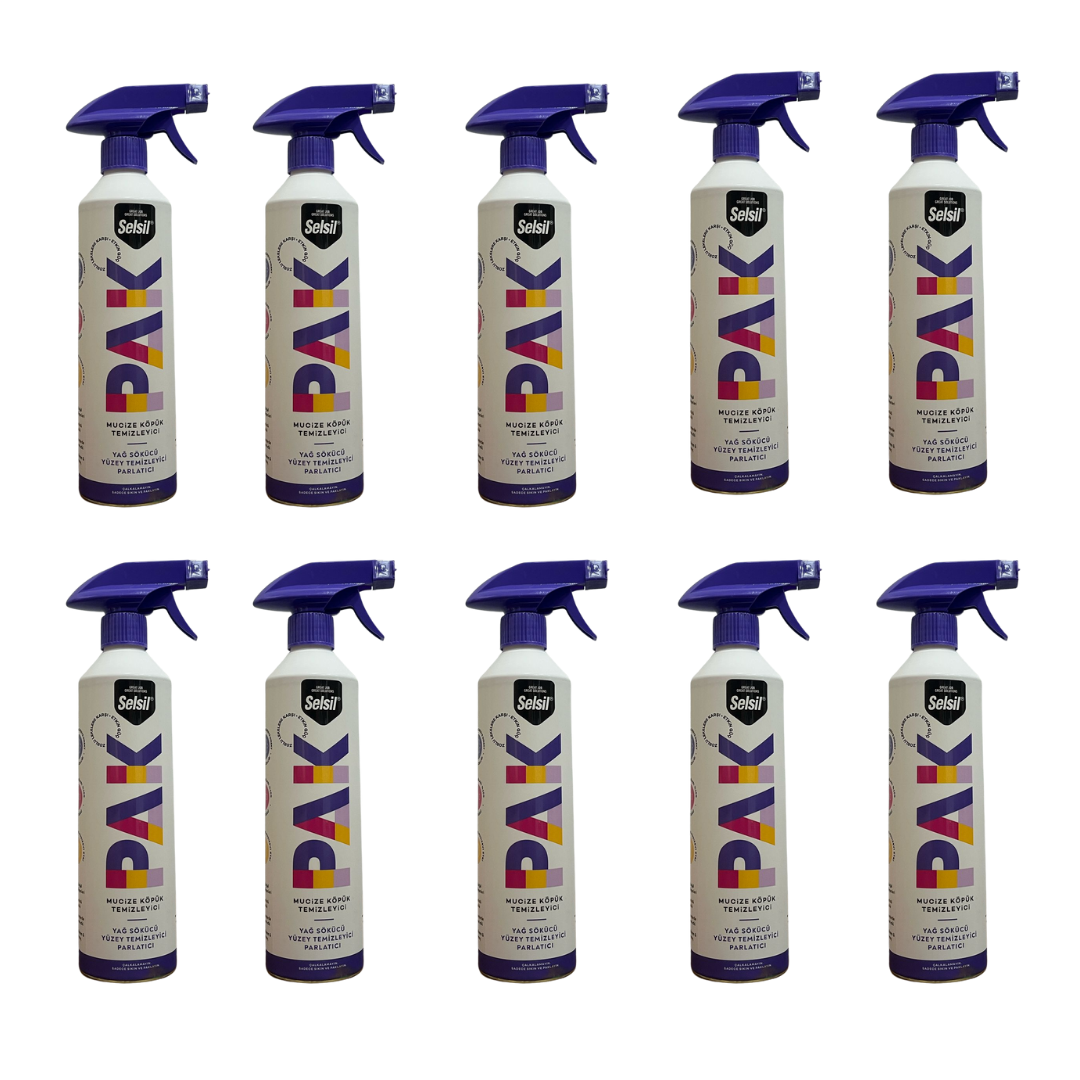 Selsil Pak Köpük Mucize Temizleyici Sprey 500ml (12AD)