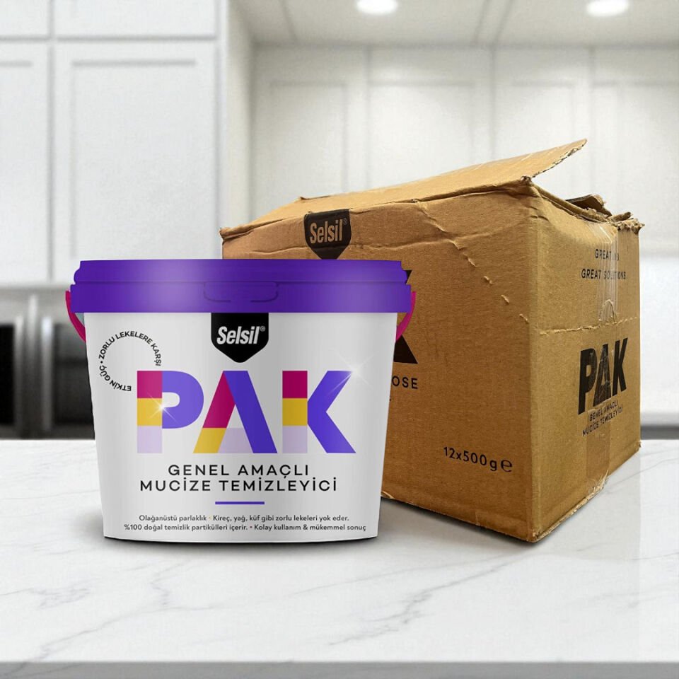 Selsil PAK Krem Genel Amaçlı Mucize Temizleyici 500gr (12AD)