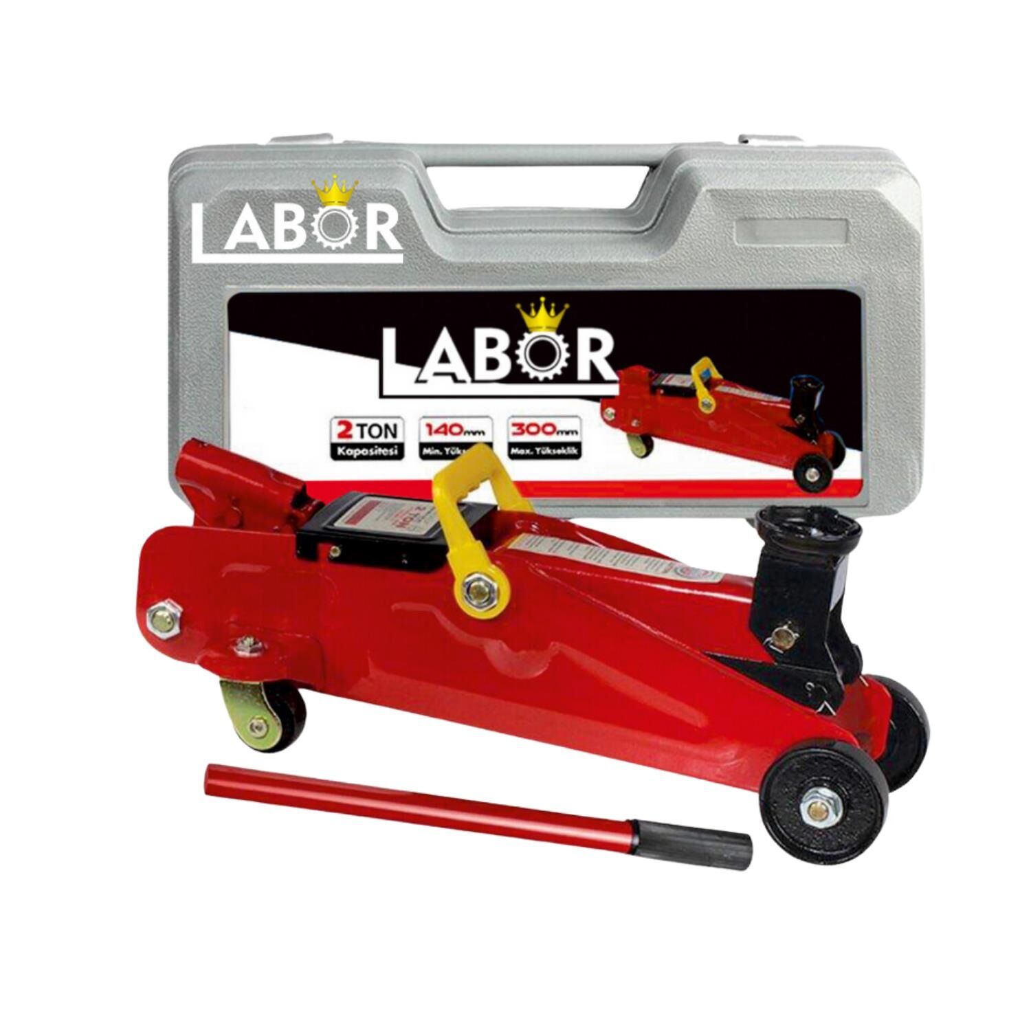 Labor Arabalı Timsah Kriko Çantalı 2 Ton