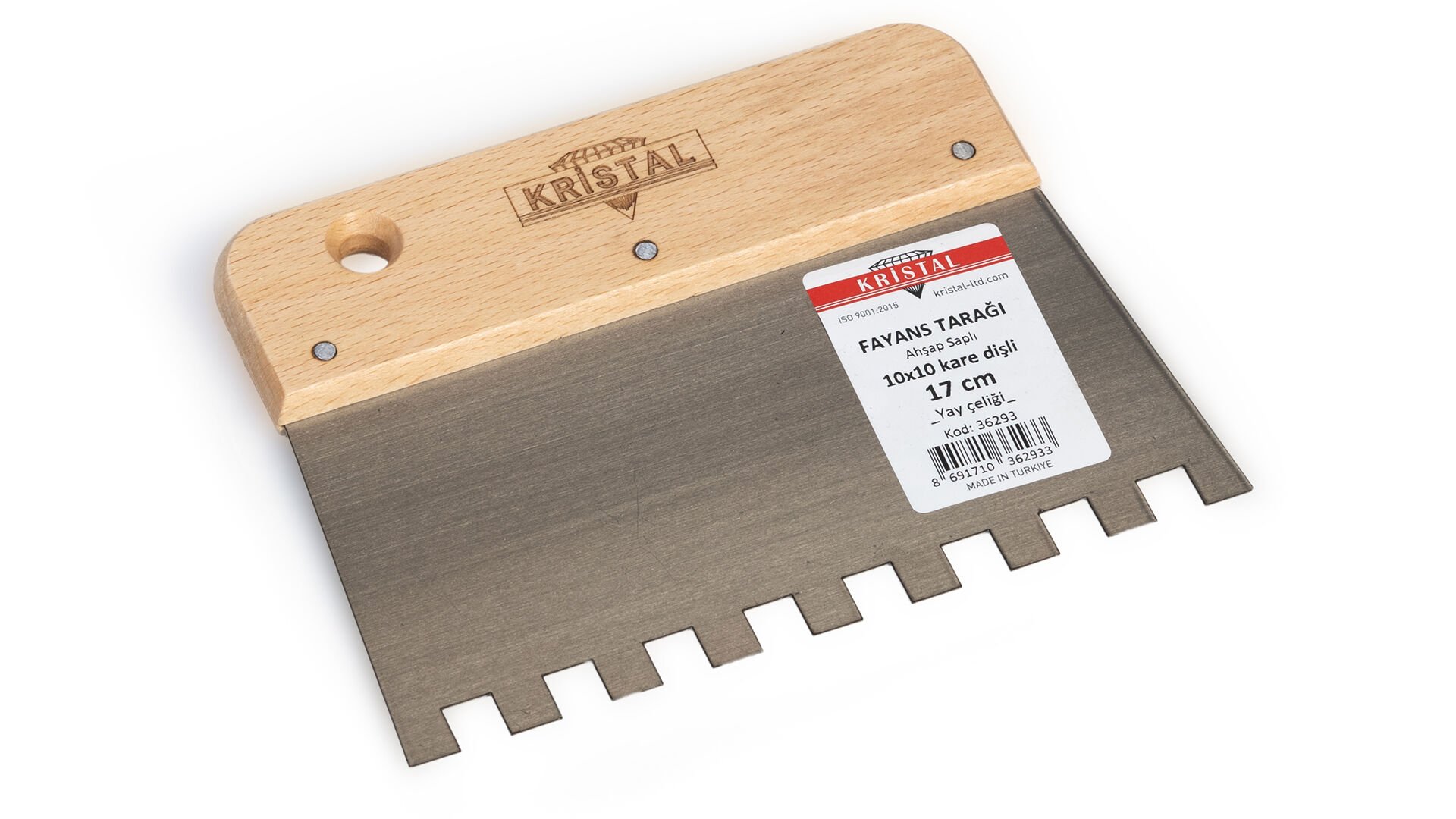 Kristal Fayans Tarağı 17 CM 8x8 Diş