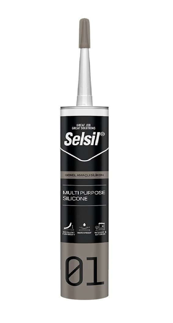 Selsil Silikon Şeffaf 280gr