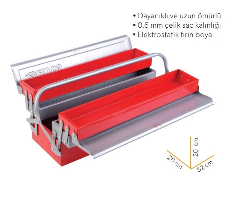 Eltos Metal Takım Çantası 5 Göz 520mm